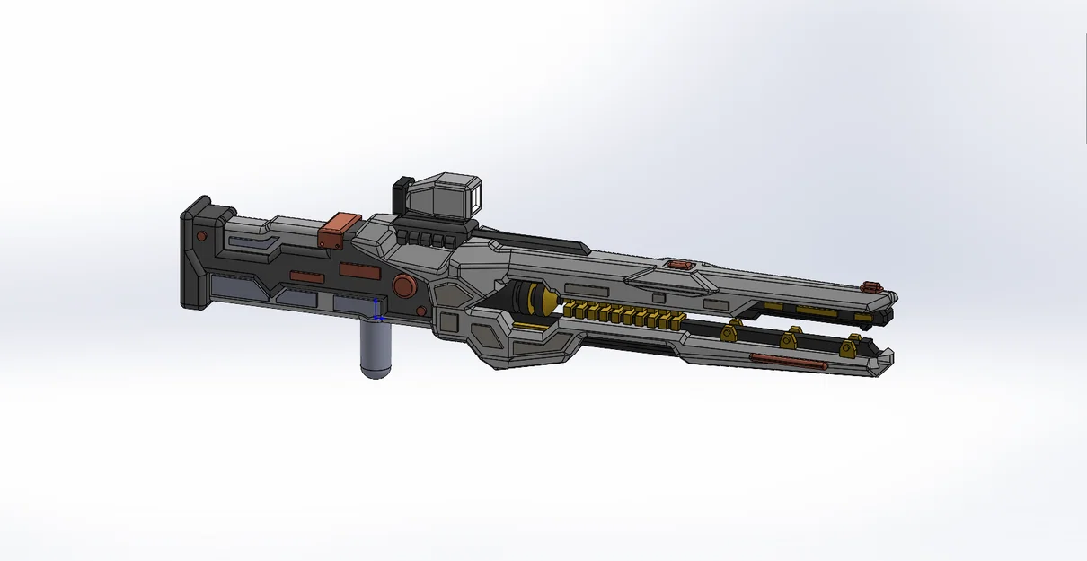 Mô hình súng RailGun Blaster tùy chỉnh cho Transformers - Image 1