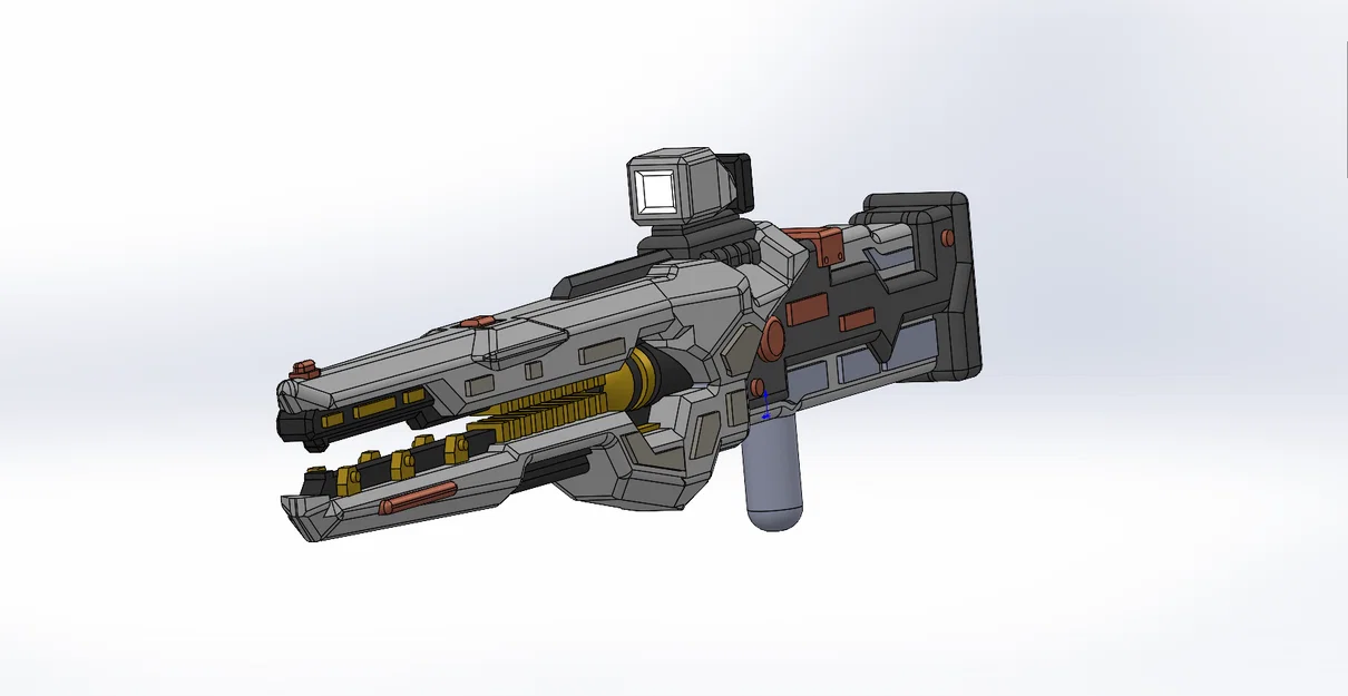 Mô hình súng RailGun Blaster tùy chỉnh cho Transformers - Image 2