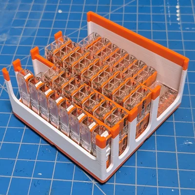 Khay Gridfinity 2x2 đựng Wago 221 Lever Nut