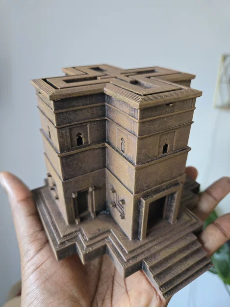 Mô hình 3D Nhà thờ St. George Ethiopia - Kiến trúc lịch sử độc đáo - Image 1