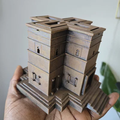 Mô hình 3D Nhà thờ St. George Ethiopia - Kiến trúc lịch sử độc đáo