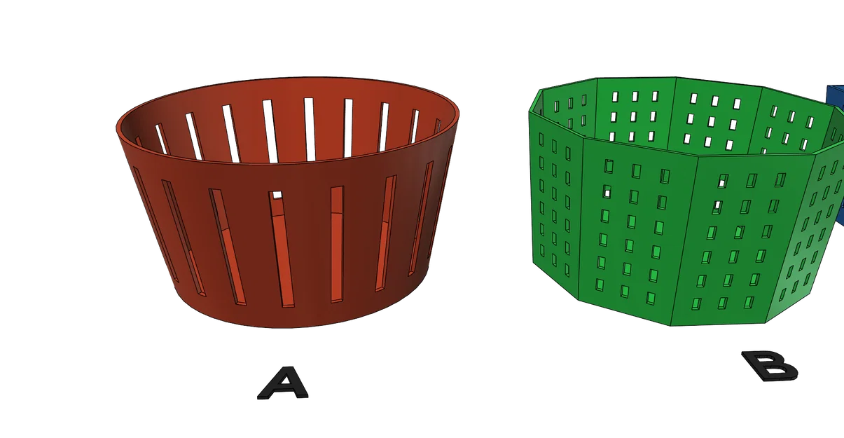 Bộ sưu tập khay rổ đa năng 3D in dễ dàng không cần support - Image 2