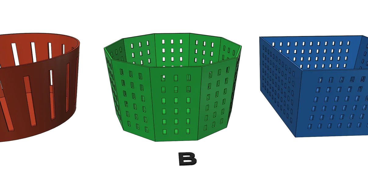 Bộ sưu tập khay rổ đa năng 3D in dễ dàng không cần support - Image 3