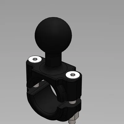 RAM-Mount | handlebar-ball (ngàm RAM cho ghi-đông 22mm)