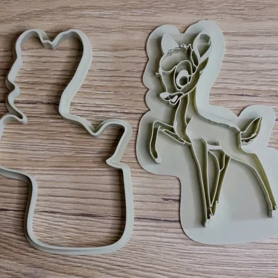 Khuôn cắt bánh quy Bambi Disney (Cookie Cutter) 10cm