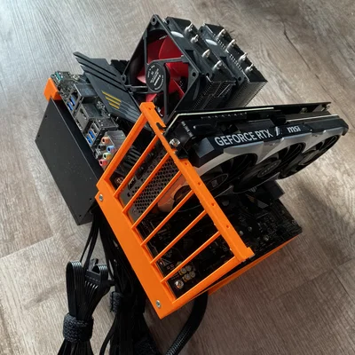 ATX Open Frame PC Case Tabletop – Giá đỡ ATX gọn cho mainboard/PSU/GPU
