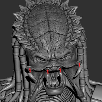 Tượng Bán Thân Predator (Predator Bust)