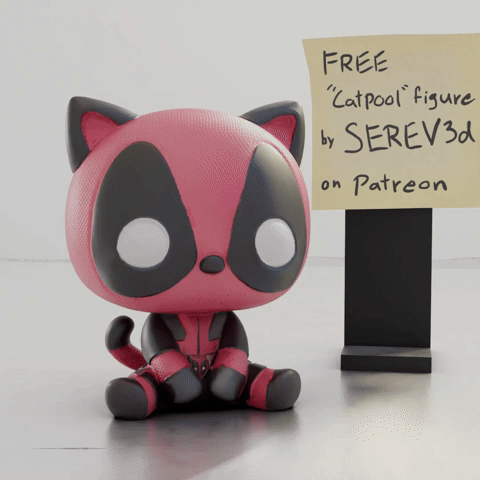 CatPool - Deadpool Cat - SEREV3d - Image 2