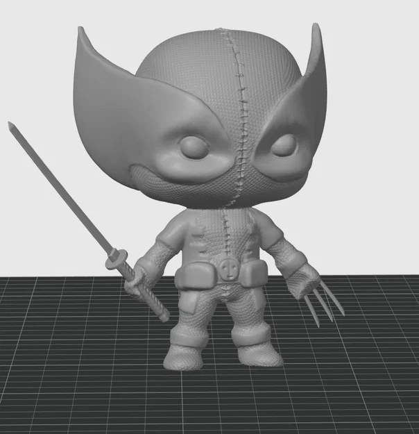 Figure Deadpool Wolverine Fused (Deadpool & Wolverine Dính Chùm) - Image 4