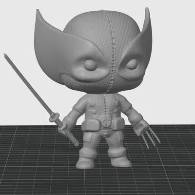 Figure Deadpool Wolverine Fused (Deadpool & Wolverine Dính Chùm)