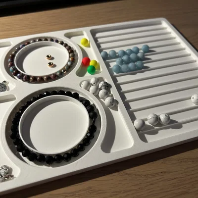 Khay 3D hỗ trợ thiết kế và sắp xếp hạt làm vòng tay handmade