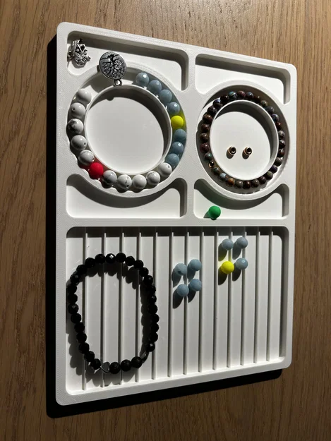 Khay 3D hỗ trợ thiết kế và sắp xếp hạt làm vòng tay handmade - Image 2