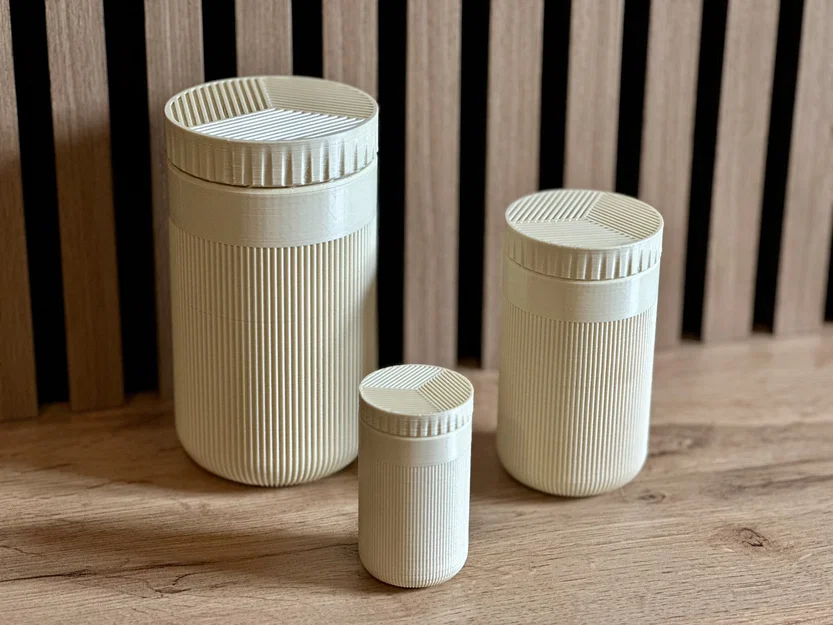 Travel Boxes – Bộ hộp tròn đựng đồ du lịch 3 kích thước - Image 2