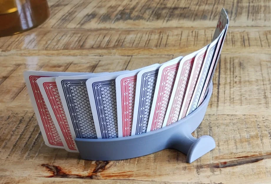 Kartenhalter card holder – Khay giữ bài Rommé (tối đa 13 lá) - Image 2