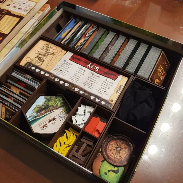 Bộ khay đựng linh kiện board game Robinson Crusoe (Insert Organizer) - Image 2