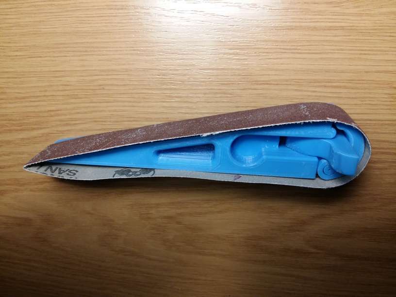 Khối chà nhám cho băng nhám 330x25 mm - Image 7
