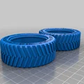 Mâm và lốp cho xe RC 1/10 (Rim and Tires for 1/10 RC Car) - Thumbnail 7