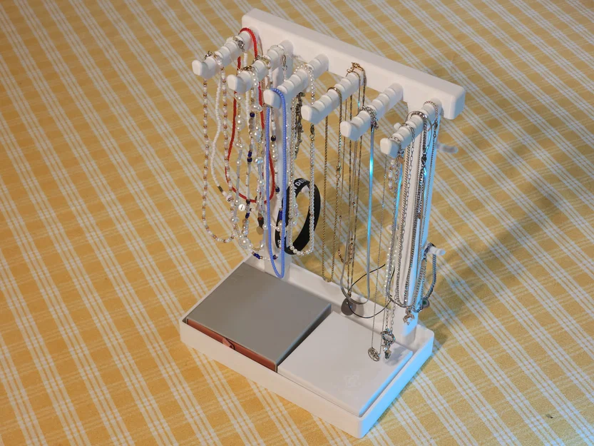 Giá treo trang sức và vòng cổ 3D đa năng, thiết kế gọn gàng - Image 1