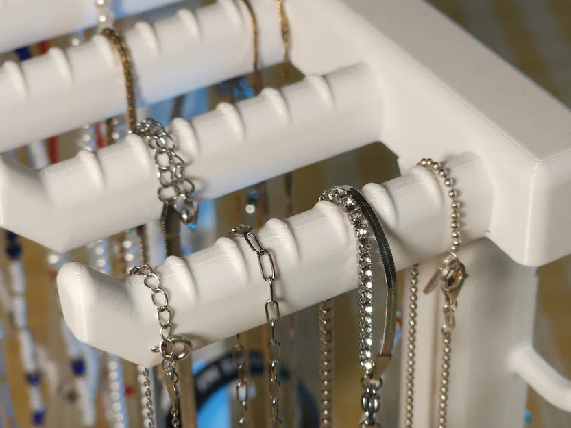 Giá treo trang sức và vòng cổ 3D đa năng, thiết kế gọn gàng - Image 2