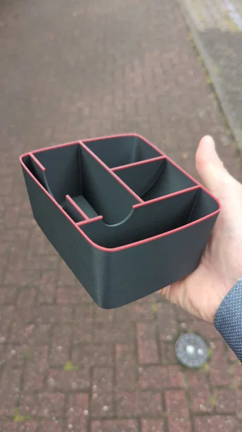 Mod kệ armrest OPEL/Vauxhall Astra K (bỏ ngăn chia & lỗ USB) - Image 1