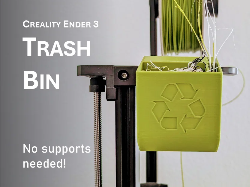 Thùng rác gắn máy cho Creality Ender 3/ Ender 3 S1/ Ender 3 S1 Pro - Image 1