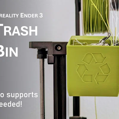 Thùng rác gắn máy cho Creality Ender 3/ Ender 3 S1/ Ender 3 S1 Pro