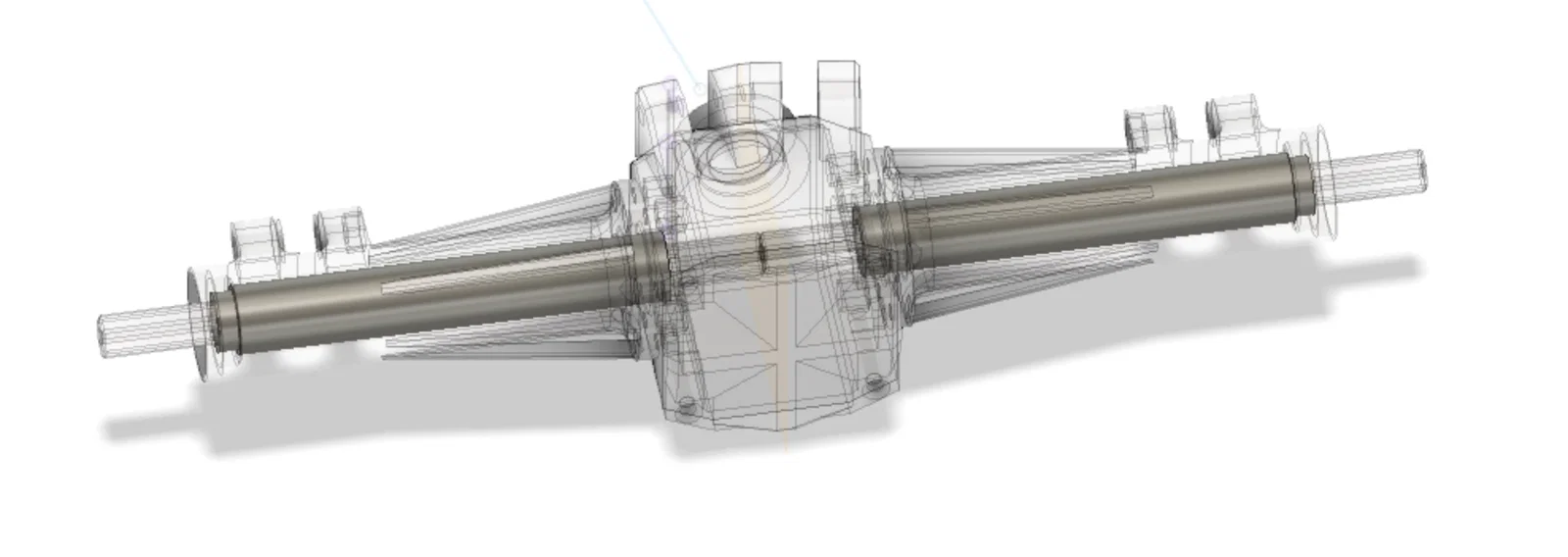 Cầu sau solid Trophy Truck V3&4 1/10–1/9 RC Car - Image 3