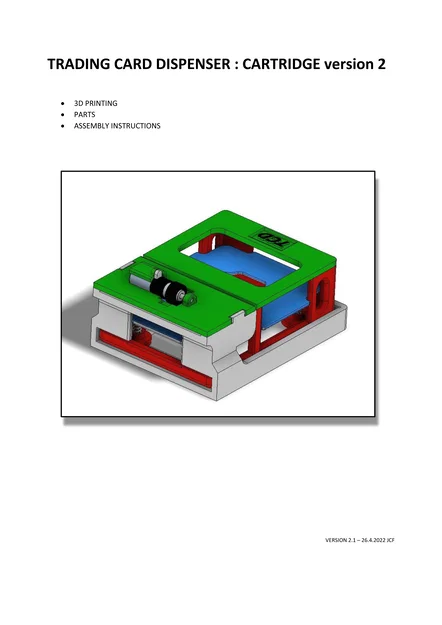 Máy phân phối thẻ bài: phiên bản 2: bộ nạp hộp tiếp đạn (cartridge loader) - Image 6