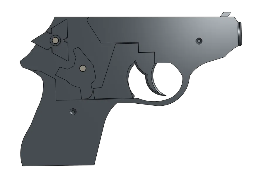 Súng Walther PPK (Súng Bắn Thun Rubber Band Gun) - Image 4