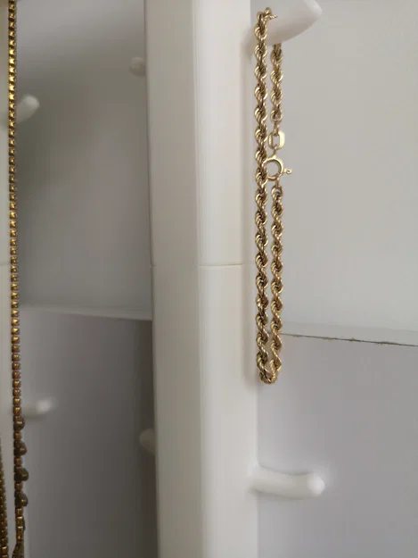 Giá treo trang sức/dây chuyền kèm khay (bản cho printbed nhỏ) - Image 4