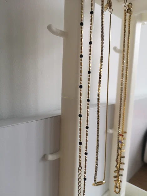 Giá treo trang sức/dây chuyền kèm khay (bản cho printbed nhỏ) - Image 5