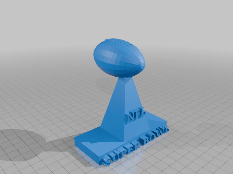 Mô hình 3D cúp Super Bowl vô địch NFL độc đáo cho fan bóng bầu dục - Image 2
