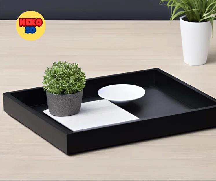 Khay Đựng Đồ Hình Chữ Nhật Thiết Kế Hiện Đại (Modern Rectangular Tray) - Image 1