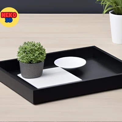 Khay Đựng Đồ Hình Chữ Nhật Thiết Kế Hiện Đại (Modern Rectangular Tray)