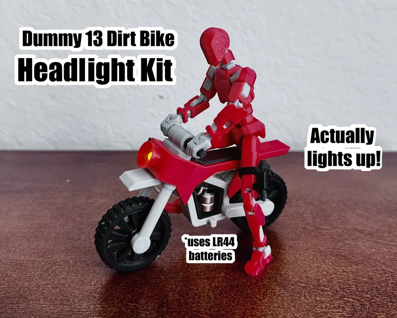 Bộ Kit Đèn Pha Hoạt Động Cho Dummy 13 Dirt Bike - Image 1