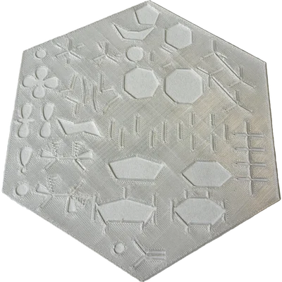 Stencil lục giác Hóa hữu cơ nâng cao cho sinh viên