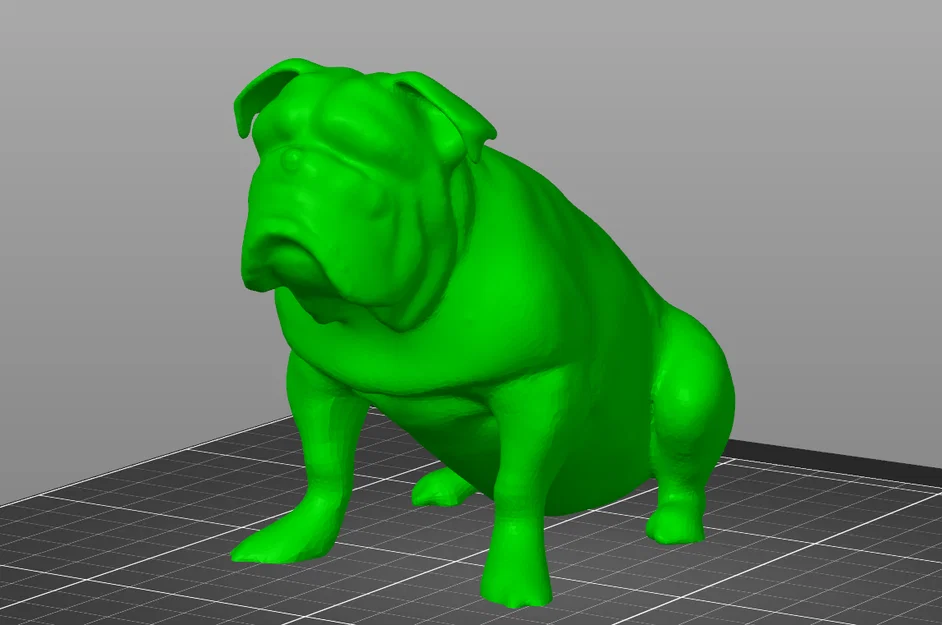 Mô hình chú chó Bulldog 3D - Tượng trang trí bàn làm việc độc đáo - Image 1