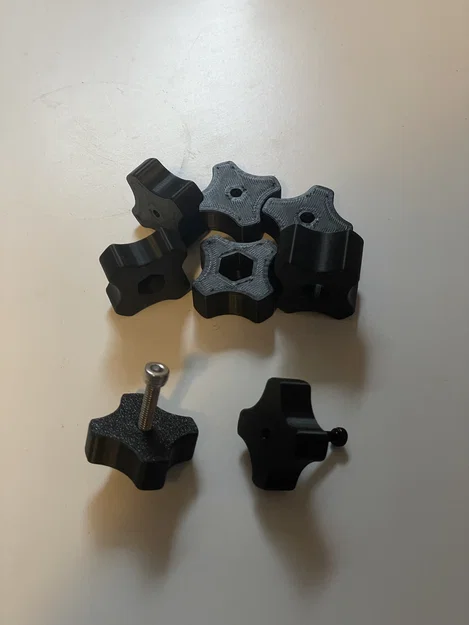 Núm vặn (Thumbscrew) cho đai ốc M1.6–M8 (có/không có lỗ) - Image 1