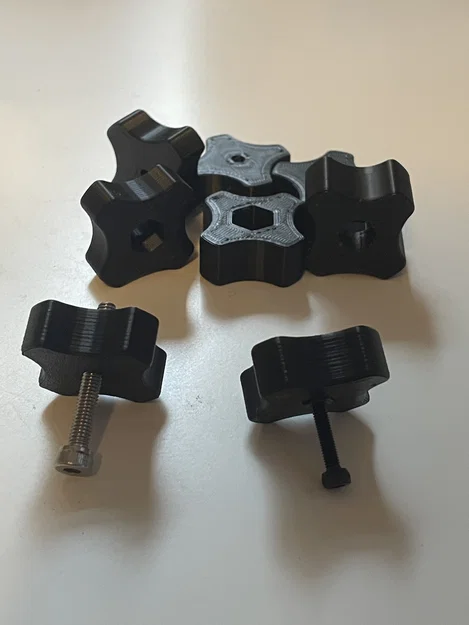 Núm vặn (Thumbscrew) cho đai ốc M1.6–M8 (có/không có lỗ) - Image 2