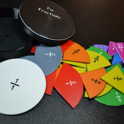 Phân Số Hình Bánh (Compact Math Pie Fractions)