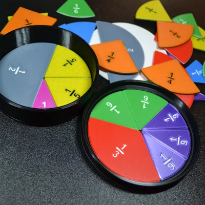 Phân Số Hình Bánh (Compact Math Pie Fractions)