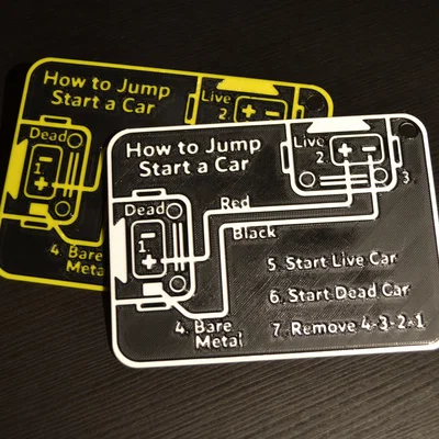 Hướng dẫn câu bình (Jump Start) xe hơi & bảng Help