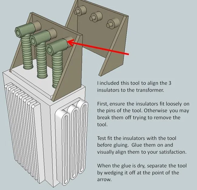 Mô hình trạm biến áp HO Scale (Transformer Station) in 3D chi tiết - Image 3