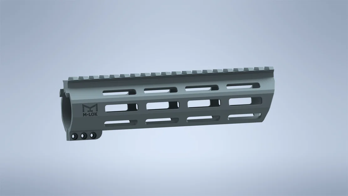 Ray ốp nòng MK7 Angled M-LOK 3D Printing - Thiết kế tối ưu, chắc chắn - Image 3