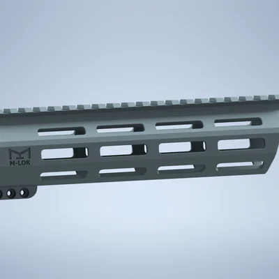 Ray ốp nòng MK7 Angled M-LOK 3D Printing - Thiết kế tối ưu, chắc chắn