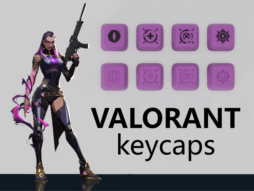 Keycap Reyna Valorant - Image 1