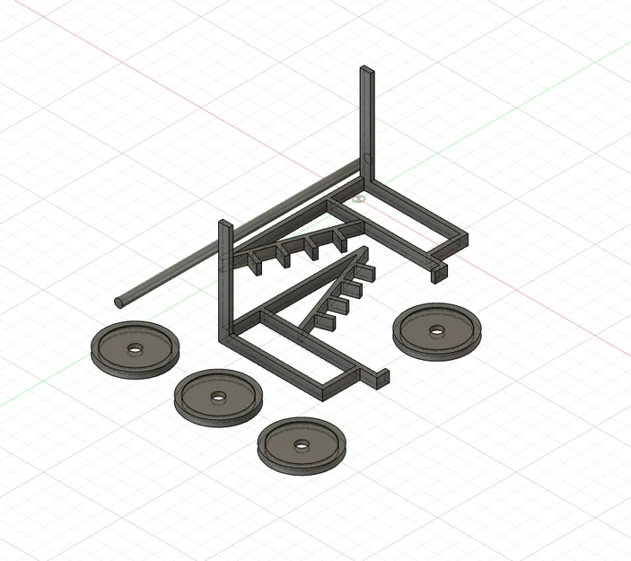 Giá đỡ bút hình tạ tập gym độc đáo cho bàn làm việc - Image 2