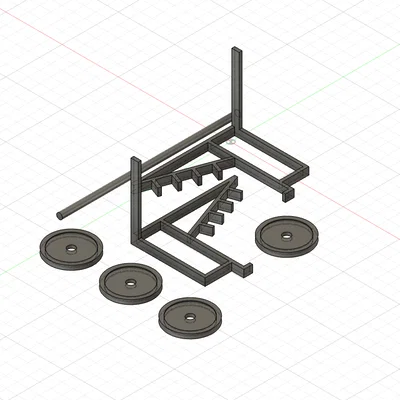Giá đỡ bút hình tạ tập gym độc đáo cho bàn làm việc