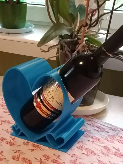 Giá đỡ chai rượu hình trái tim 3D - Món quà tặng ý nghĩa - Image 1