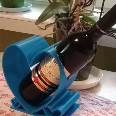 Giá đỡ chai rượu hình trái tim 3D - Món quà tặng ý nghĩa
